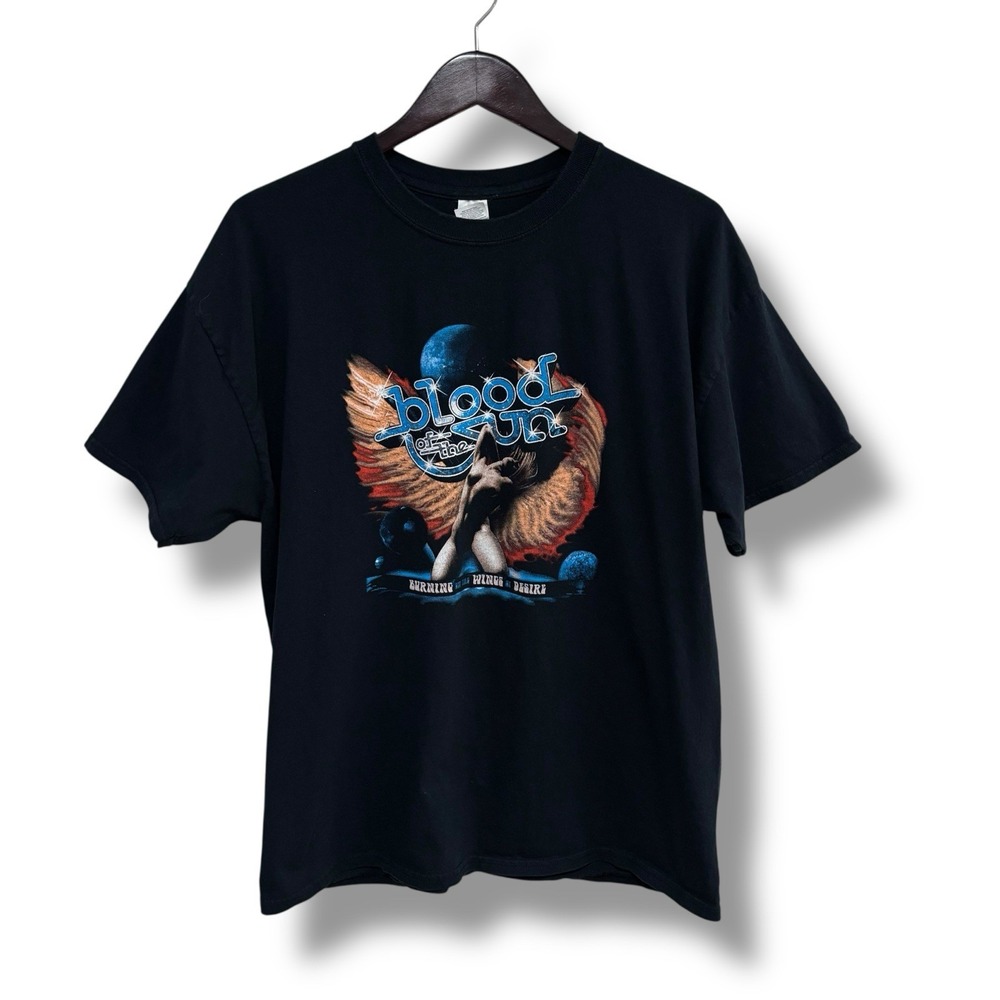 Blood‎ of the Sun Men's Burning on the Wings of Desire T Shirt Size XL 22.5 x 29